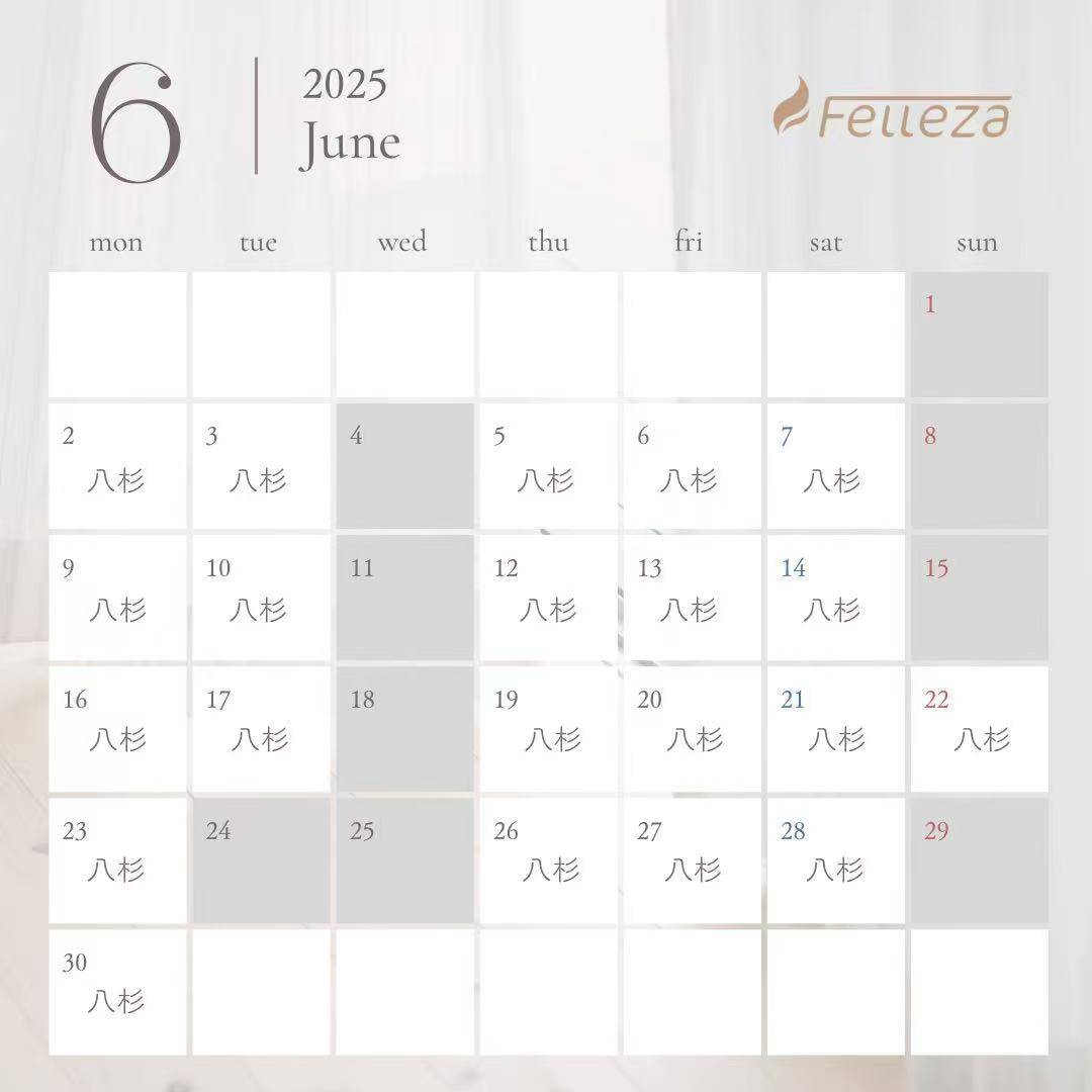 2025年6月スケジュール
